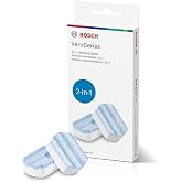 Bosch Descaling Tablets for VeroCafe Coffee and Espresso Machines | Remove Limescale, Corrosion Buildup - Maintenance Accessory for VeroCafe, 3 Tabs - TCZ8002US
