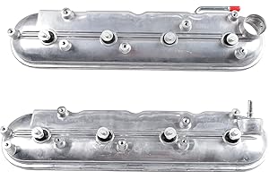 SUSUCAR Engine Valve Cover w/Gaskets & Bolts for 2009-2019 Chevy Silverado Suburban, GMC Sierra Yukon, Cadillac 4.8 5.3 6.0 6.2L 12642655 12637684 (Passenger & Driver Side)