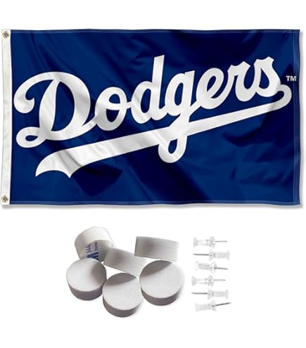 Amazon.com : MLB Los Angeles Dodgers 01778115 Deluxe Flag, 3' x 5