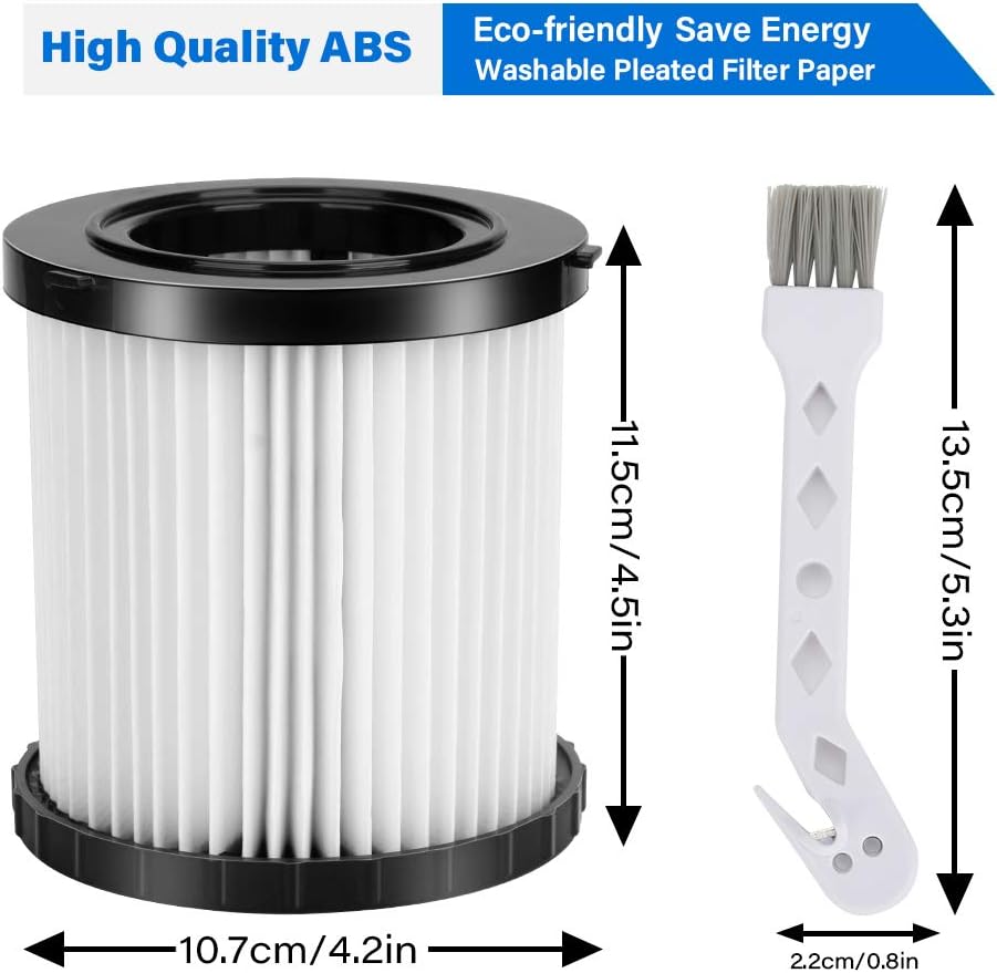 Achort Hepa Replacement Filter for DeWalt DCV580 DCV581H DeWalt