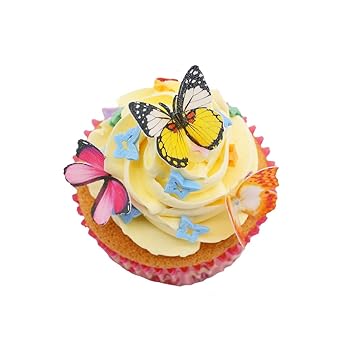 Georld Set Of 48 Piece 1 77 Edible Butterflies Cake Cupcake