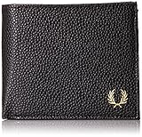 Fred Perry Men's Scotch Grain Zip Around Wallet, Black, One Size