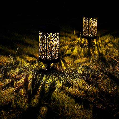 OxyLED Solar Path Lights, 8-Pack Solar Powered LED Garden Pathway Lights, Auto On/Off Led Decorative Landscape Lighting Driveway Security Light for Yard Garden Patio Lawn Backyard