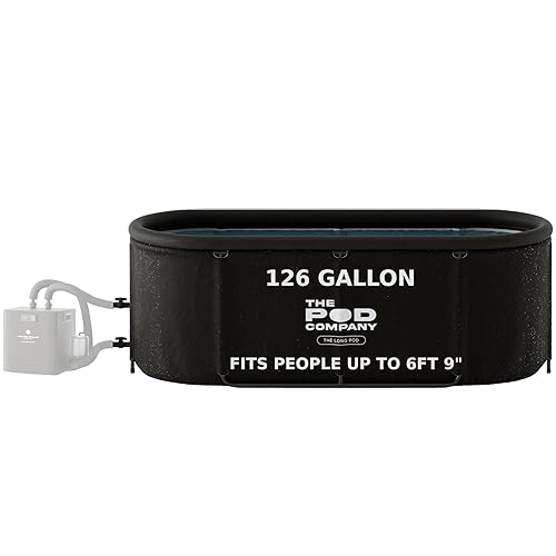The Pod Company Long Pod Cold Plunge – 126-Gallon Extra-Large ...