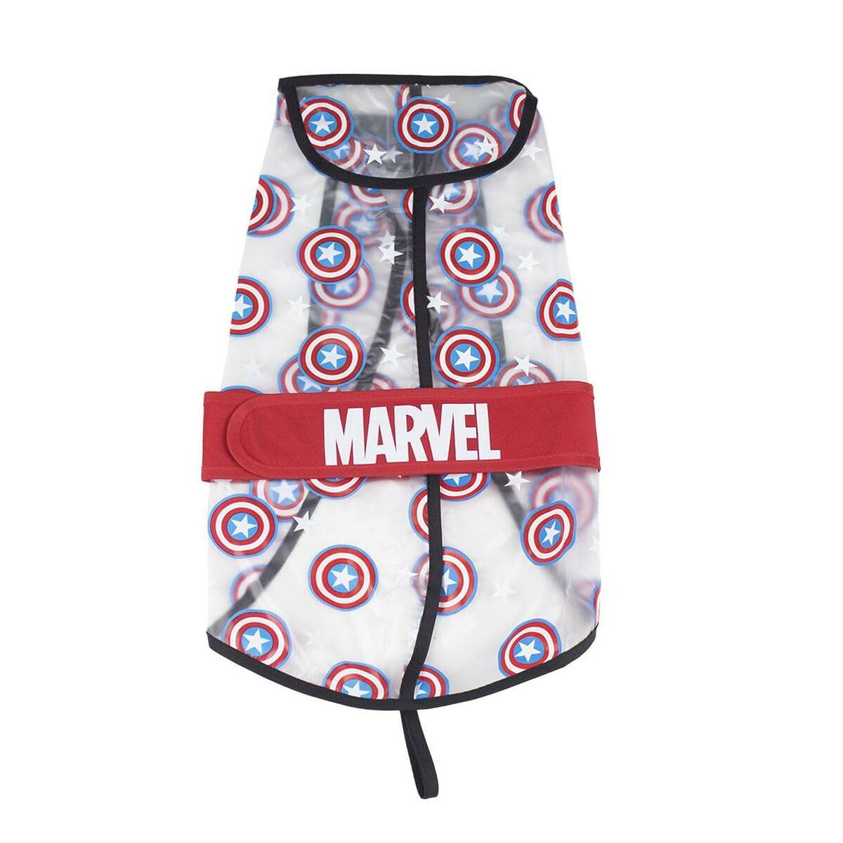 Cerdá - Forfanpets | Raincoat for Dogs of Captain America - Official Marvel Licensed