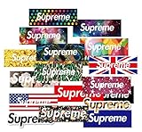 Fanco Electronics Supreme Laptop Luggage Skateboard Helmet Graffiti Sticker Decals Vinyls Reusable Strong Adhension Decorative Sticker 71pcs