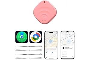 1 Pack Dual System Tracker for iOS and Android Bluetooth Tracker Smart Tags Compatible with Apple Find My (iOS) & Google's Fi