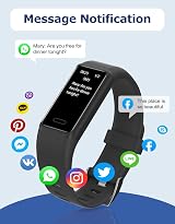 Cloudpoem Fitness Tracker Heart Rate Sleep Pedometer IP68 Waterproof for view 6