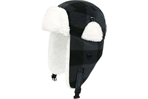 Sarfel Toddler Winter Hat Baby Boy Winter Hat Sherpa Lined Toddler Warm Fleece Hats Kids Trapper Hats for Boys Girls Beanie