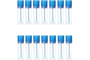 LJJCSFF 25PCS 15ml Plastic Specimen Cup Stool Sample Container Stool Specimen Cup Stool Container with Spoon Lid Laboratory S