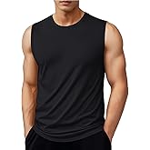MAGNIVIT Men's Cotton Tank Tops Workout Gym Moisture Wicking T Shirts Muscle Athletic Sleeveless Top