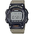 Casio W736H Series | Men’s Digital Watch | 1/100 SEC Stopwatch | Countdown Timer | Super Illuminator LED Light | 100 M Water Resistance | Daily Alarm | Auto Calendar | Dual Time | 10 Yr Battery