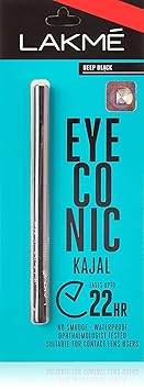 MJ CREATION Eyeconic Kajal Twin Pack, Black, 0.35g