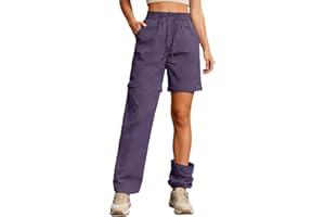 Waterproof Hiking Pants Women Convertible Zip Off Camping Sweatpants Lightweight Outdoor Cargo Pants Pockets 2 in 1 Trousers