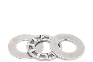 MEYOOZIISU TC613 Thrust Needle Roller Bearings with Washers 3/8" Bore 13/16" OD 5/64" Width 5 Sets