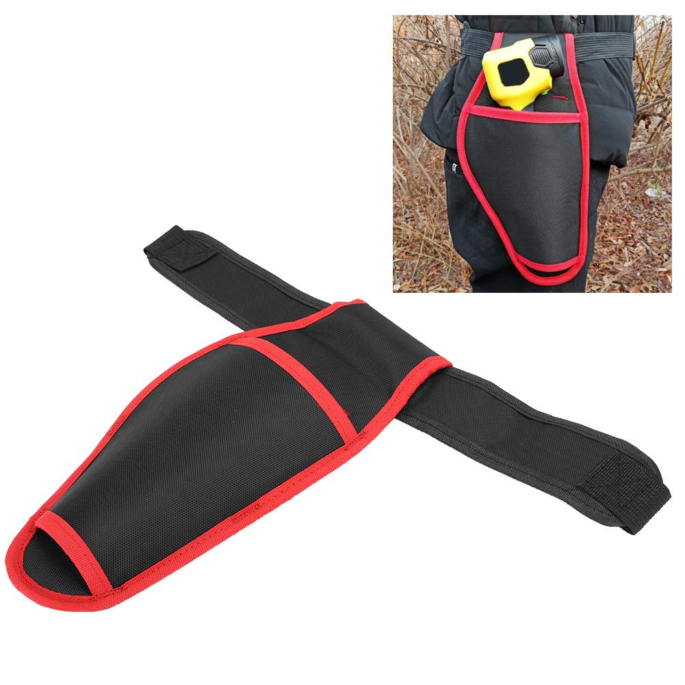 Electric Scissors Bag Straight Pocket Design Tool Waist Storage Bag Tool Holder Garden Storage Pocket with Removable Belt for Electricians 13x8.3x6.5in