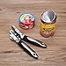 Can Opener Manual,Airmark Hand Heavy Duty Stainless Steel Sharp Blade and Gear, good grips Built-in Bottle/Tin/Jar Opener in One for Kitchen, Restaurant, Camping