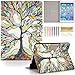 iPad Mini Case, Mini 2 & 3 Case, Dteck Lightweight Slim Fit Flip Folio Stand Leather Case with Auto Wake/Sleep Feature Magnetic Smart Cover for Apple iPad Mini 3/2/ 1 (Lucky Tree)