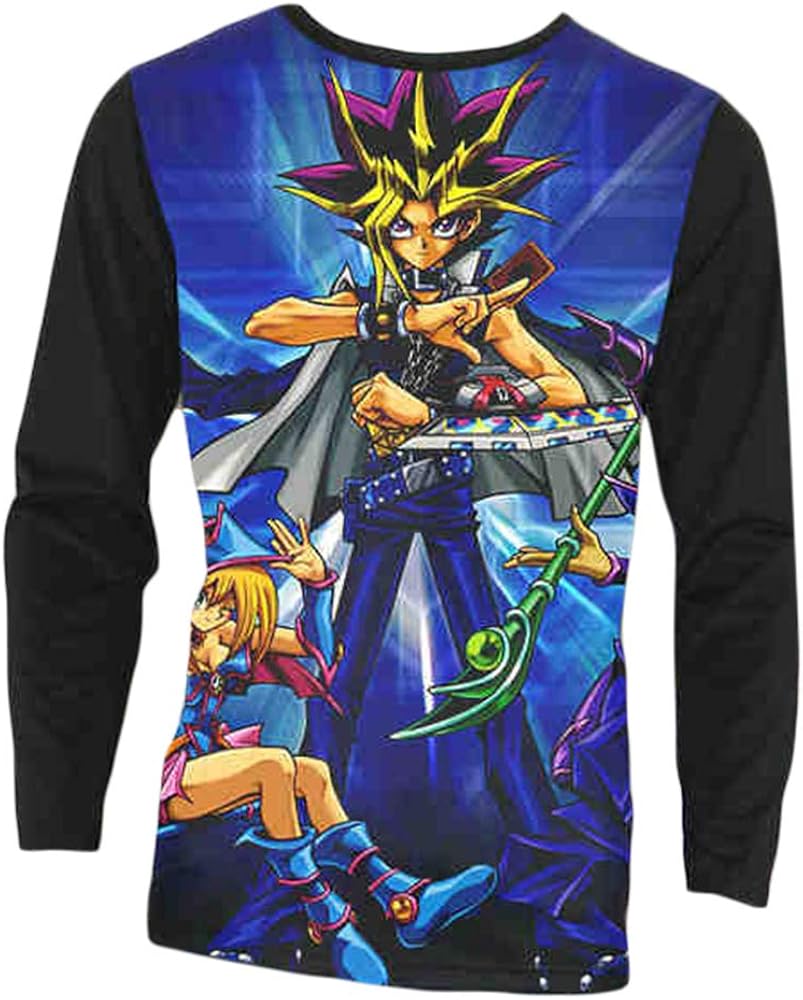 YuGiOh Long Sleeve TShirt TShirt Anime Printing Casual Tee Blouse TShirt Long Sleeve Tops