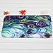 Fullkang Soft Colorful Peacock Feathers Doormats Outdoor Indoor Antiskid Decor Doormat