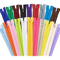 Renashed 100pcs 9 Inch Bobina De Nylon Cremalleras Bulk Para Tailor De