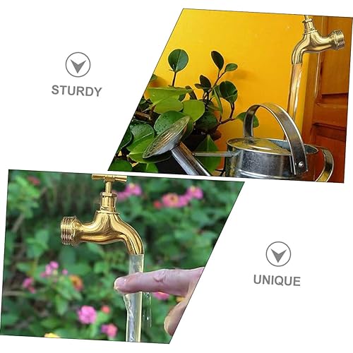 Outdoor Decor 1 Set Flowing Spout Watering Can Fountain Floating Tap Invisible Faucet Water