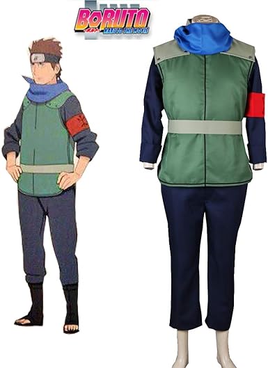 Amazon コスプレ衣装 劇場版naruto ナルト風 猿飛木ノ葉丸 風 コスプレ 仮装 通販