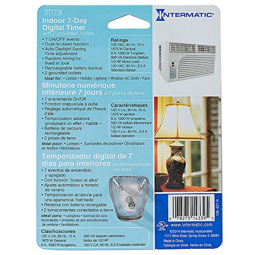 4 Intermatic+DT122K+15+Amp+Two+Outlet+Digital