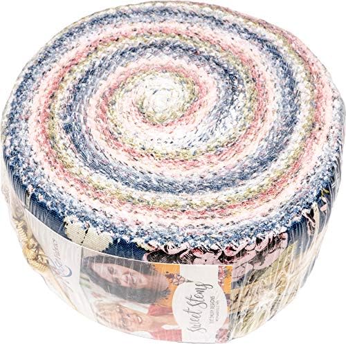 Sue Daley Designs Sweet Stems Rolie Polie 40 2.5-inch Strips Jelly Roll Penny Rose Fabrics