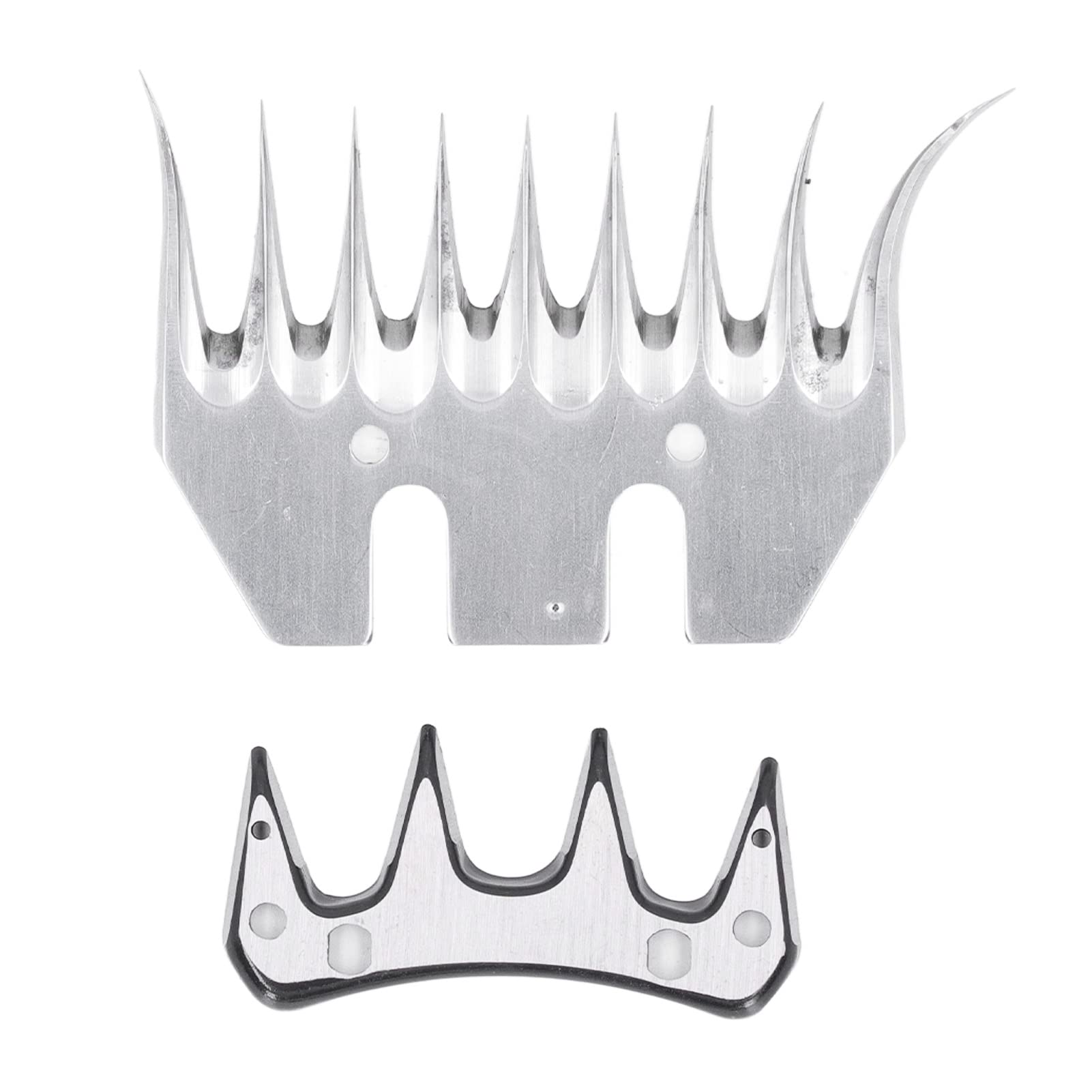 Wool Clippers Replacement Blade Curved 9 Tooth 0.4in Teeth Spacing Electric Wool Shearing Comb Cutter Blade
