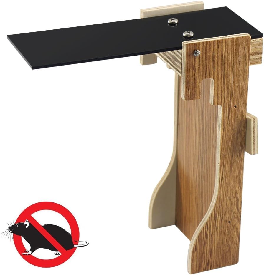 CUFUN Art Plank Mouse Trap Humane Bucket Rat Traps Walk the Plank Automatic Reset Mouse Killer