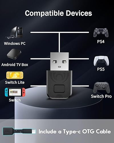 Adapter Ps4 Controller To Steam Wireless Bluetooth Adapter For PS4