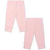 Monica + Andy Hello Baby Pants, 100% Organic Baby Clothes for Boys & Girls, Joggers, Sizes for Preemie, Newborn & Infant
