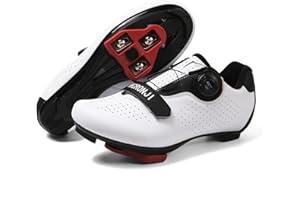MCRONJI Cycling Shoes, Unisex Delta Cleats Compatible, Indoor Peloton and Outdoor Road Bike Shoes for Men and Women
