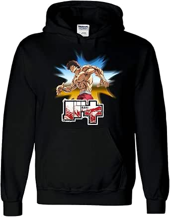 Amazon.com: Baki The Grappler Anime Stylish Hoodie : Clothing, Shoes & Jewelry