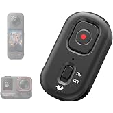 VRIG Bluetooth Remote Control Compatible with Insta 360 X5/X4/Ace Pro/Ace Pro 2/Go 3s, Action Camera Wireless Shutter Controller for Vlogging, Cycling