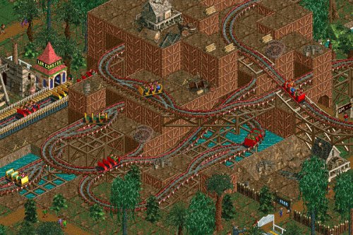 rollercoaster tycoon corkscrew follies