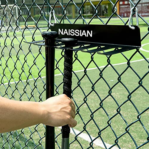 Naissian Bat Rack for Wall,Baseball Bat Holder for Storage Hanging
