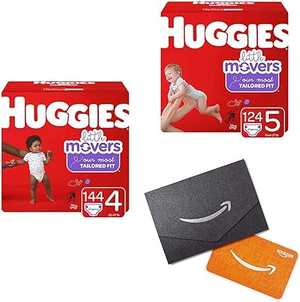 amazon huggies little movers size 4