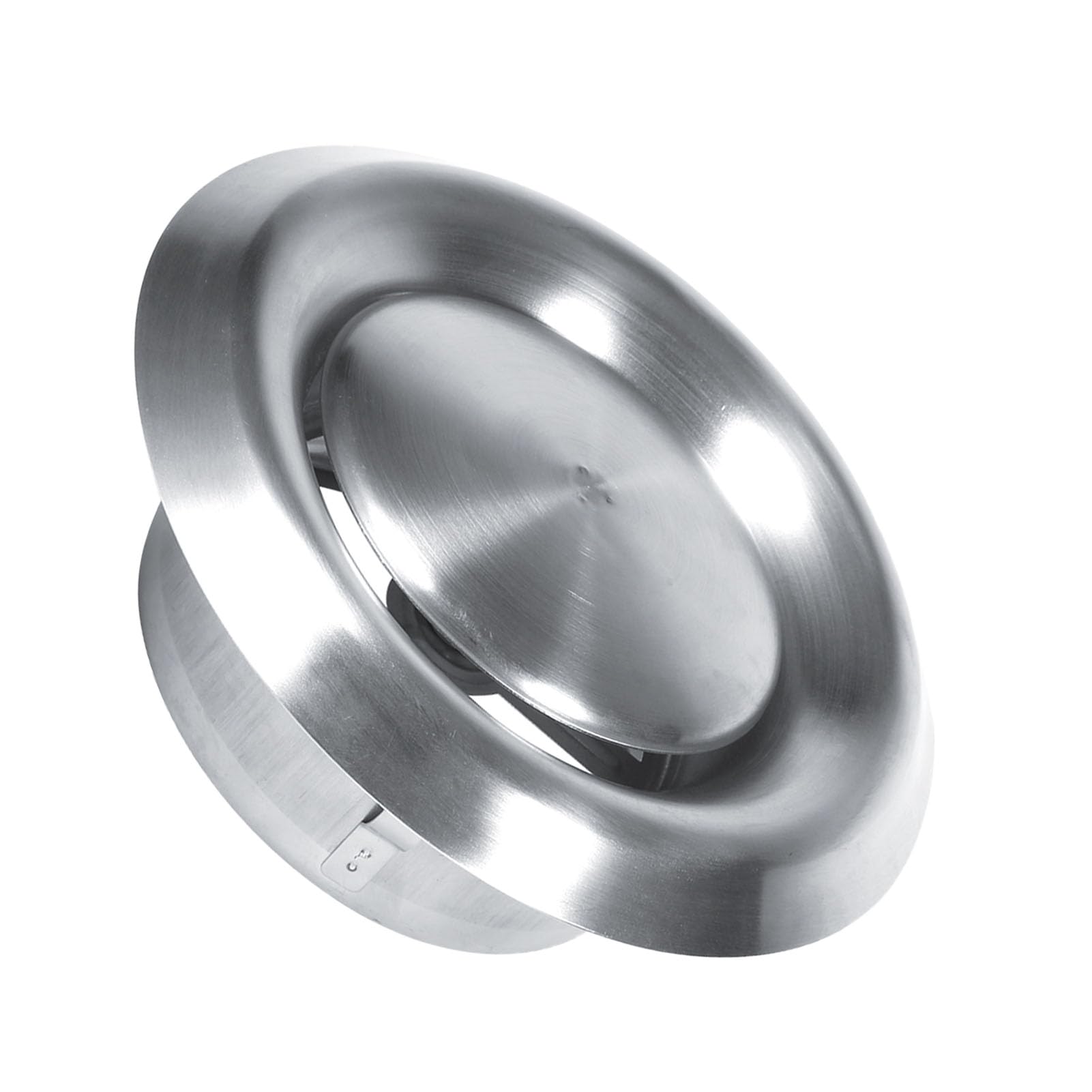 Stainless Steel Round Air Vent Grill Cover Ventilation Duct Cover Home Wall Ceiling Diffuser Exhaust Supply for Bathroom Office Kit