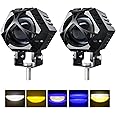 Led Pod Light Bar 36W 4000Lm [10 Models] Driving Lights Spotlight Strobe Lights Headlights Projector Lights Auxiliary Lights for Motorcycle GolfCart ATV UTV Offroad 12V 24V 36V 48V [2PCS]