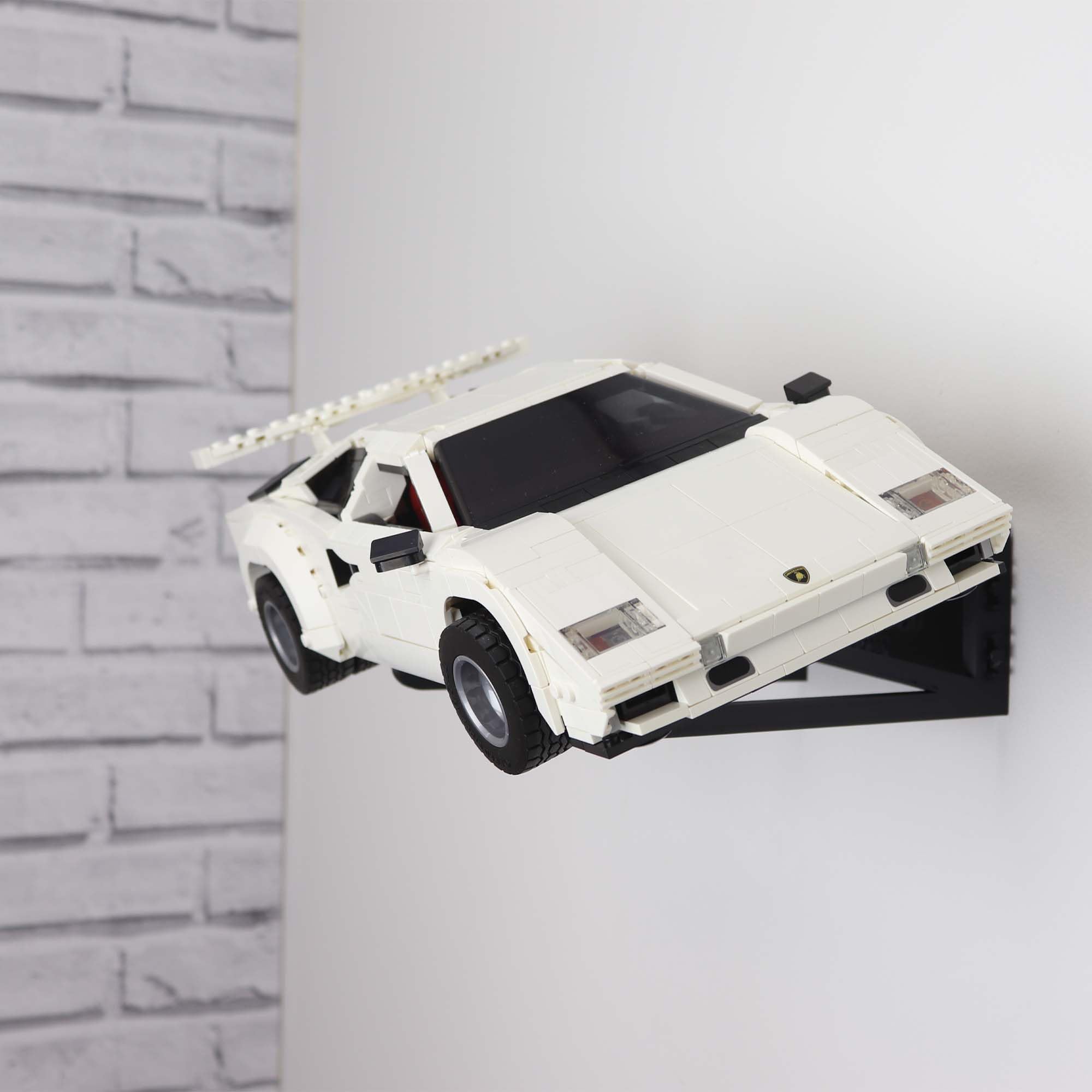 Brick Nest Wall Mount for Lego Lamborghini Countach 10337 Display Stand