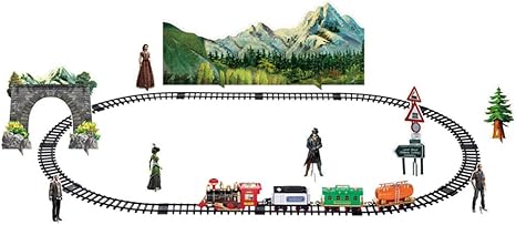 musical christmas tree train set