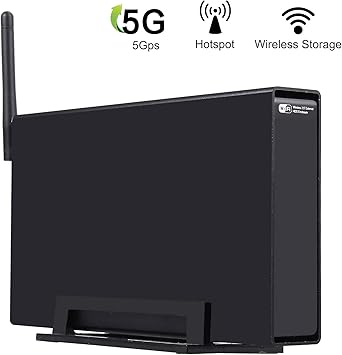 Linkfor Nas Station Private Cloud Network Attached Storage 1 Bay Usb 3 0 To Sata 6tb With Wifi Hdd Enclosure Case 3 5 Inch With 300m Wireless Wifi Router Not Including The Hard Disk