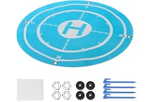 ATTOP Drone Landing Pad 9, Universal Drone Landing Pad for ATTOP Drone with Camera, Blue Design