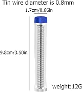 IRYNA 3 Pack Portable Solder Wire Rosin Core Lead Free Solder Tin Flux view 2