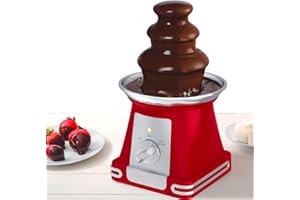 3 Tier Stainless Steel Chocolate Fountain with Capacity 750g, Easy Assembly, Quiet Motor, Versatile Chocolate Fondue for Part