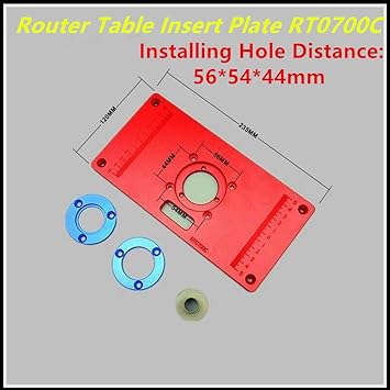 Universal Router Tischeinsatz Platte Aluminiumlegierung Für Diy