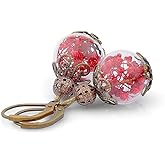 MadamLili Real Blossom Earrings Summer Joy III - Natural Jewelry - Earrings Hanging about 3.5cm