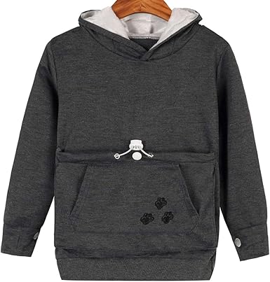 sweatshirt with pocket for dog